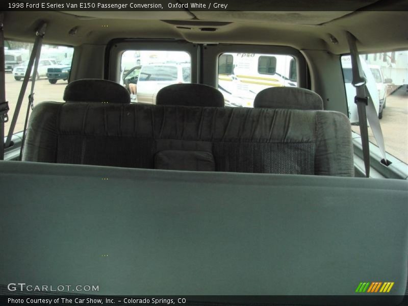 Oxford White / Grey 1998 Ford E Series Van E150 Passenger Conversion