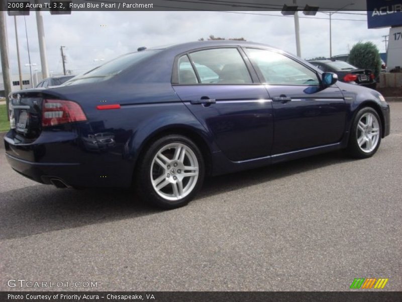 Royal Blue Pearl / Parchment 2008 Acura TL 3.2