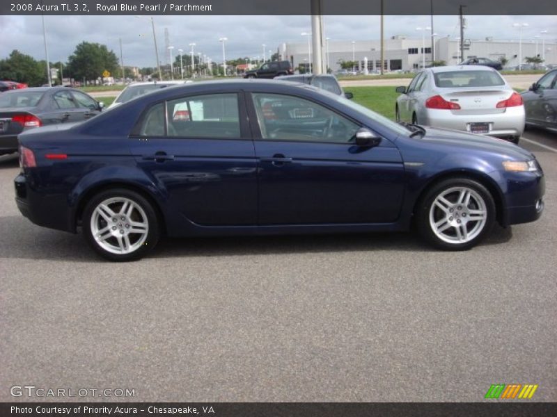 Royal Blue Pearl / Parchment 2008 Acura TL 3.2