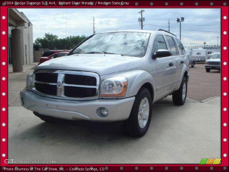 Brilliant Silver Metallic / Medium Slate Gray 2004 Dodge Durango SLT 4x4