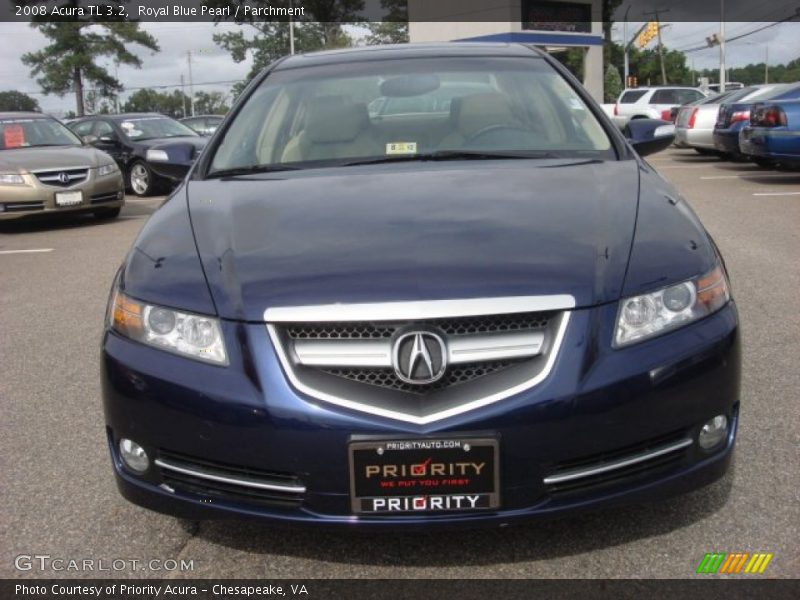 Royal Blue Pearl / Parchment 2008 Acura TL 3.2