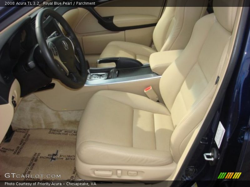 Royal Blue Pearl / Parchment 2008 Acura TL 3.2