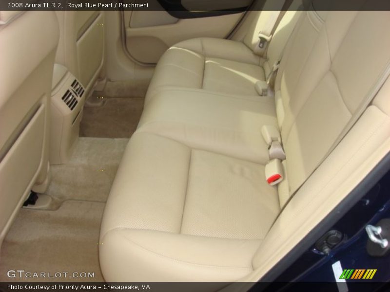 Royal Blue Pearl / Parchment 2008 Acura TL 3.2