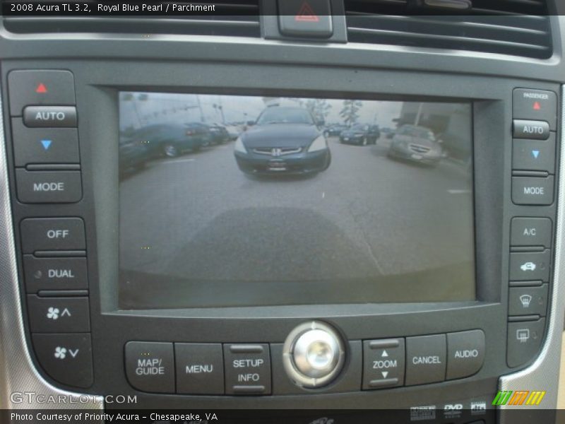 Royal Blue Pearl / Parchment 2008 Acura TL 3.2