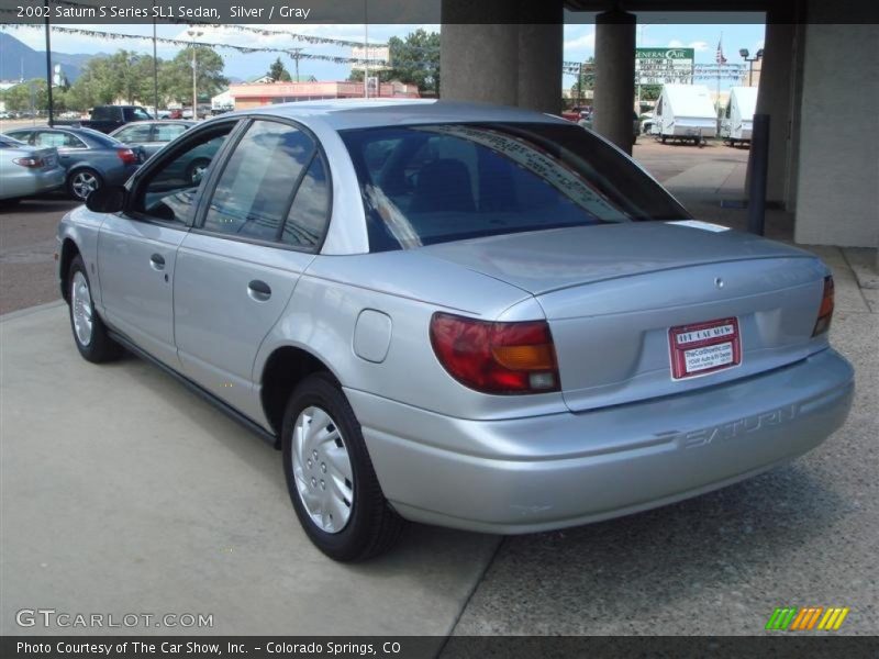Silver / Gray 2002 Saturn S Series SL1 Sedan