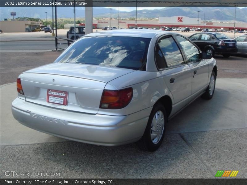 Silver / Gray 2002 Saturn S Series SL1 Sedan