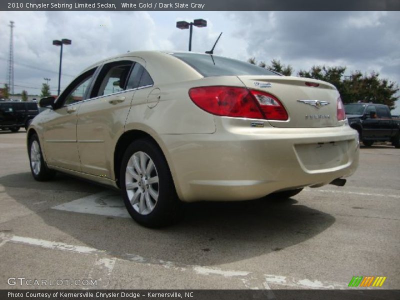 White Gold / Dark Slate Gray 2010 Chrysler Sebring Limited Sedan
