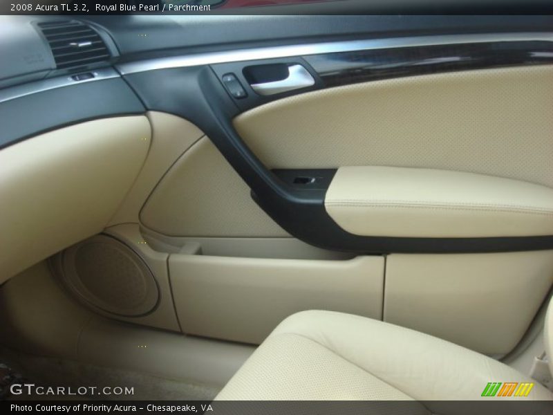 Royal Blue Pearl / Parchment 2008 Acura TL 3.2