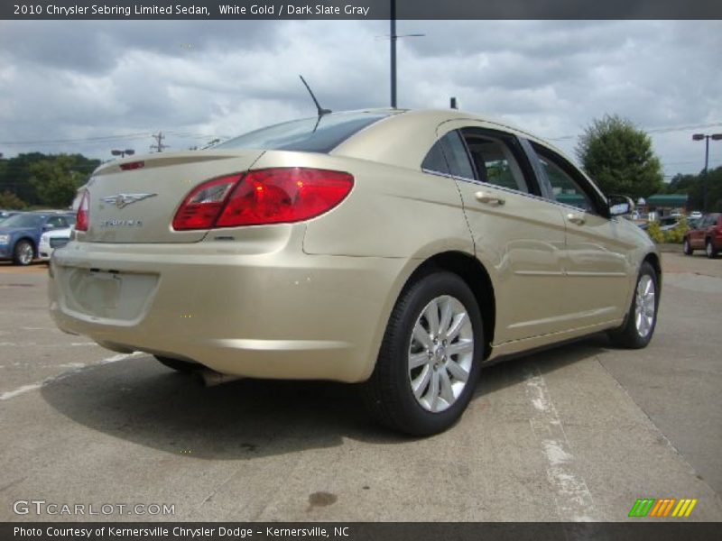 White Gold / Dark Slate Gray 2010 Chrysler Sebring Limited Sedan