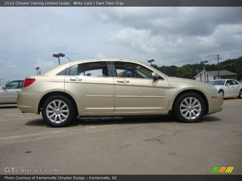 White Gold / Dark Slate Gray 2010 Chrysler Sebring Limited Sedan