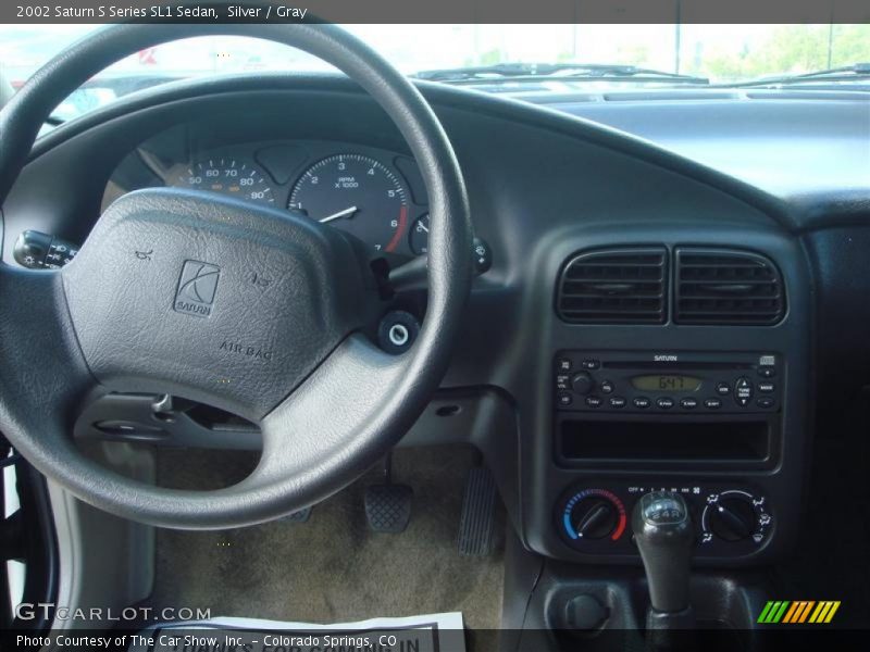 Silver / Gray 2002 Saturn S Series SL1 Sedan
