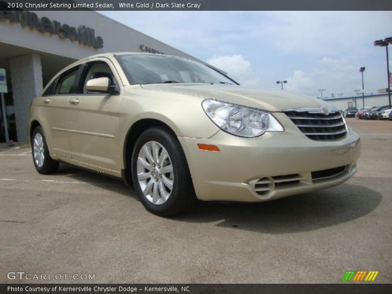 White Gold / Dark Slate Gray 2010 Chrysler Sebring Limited Sedan