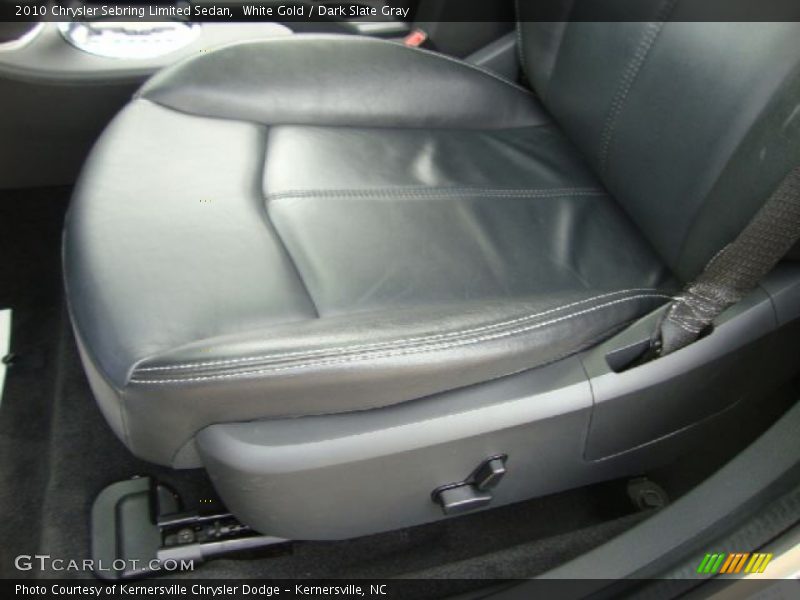 White Gold / Dark Slate Gray 2010 Chrysler Sebring Limited Sedan
