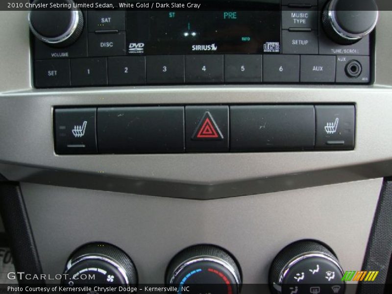 White Gold / Dark Slate Gray 2010 Chrysler Sebring Limited Sedan