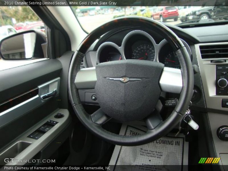 White Gold / Dark Slate Gray 2010 Chrysler Sebring Limited Sedan