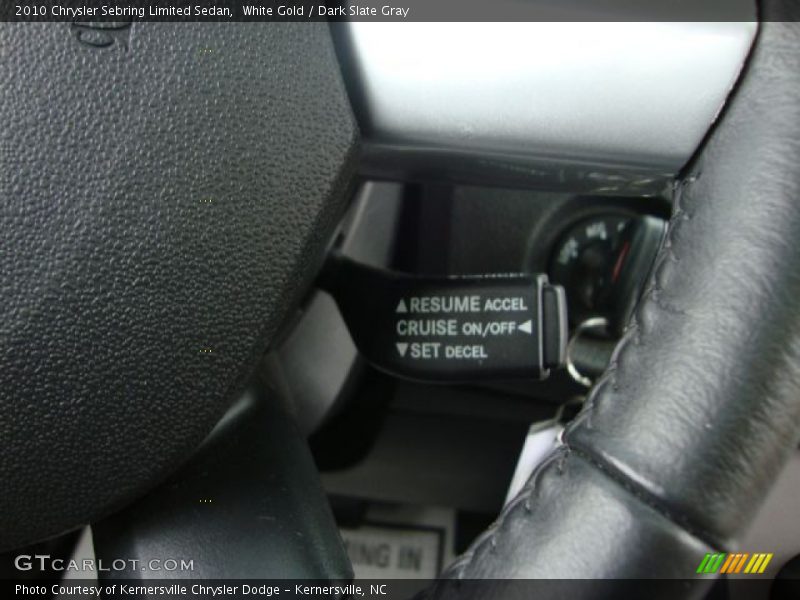 White Gold / Dark Slate Gray 2010 Chrysler Sebring Limited Sedan