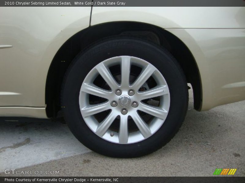 White Gold / Dark Slate Gray 2010 Chrysler Sebring Limited Sedan