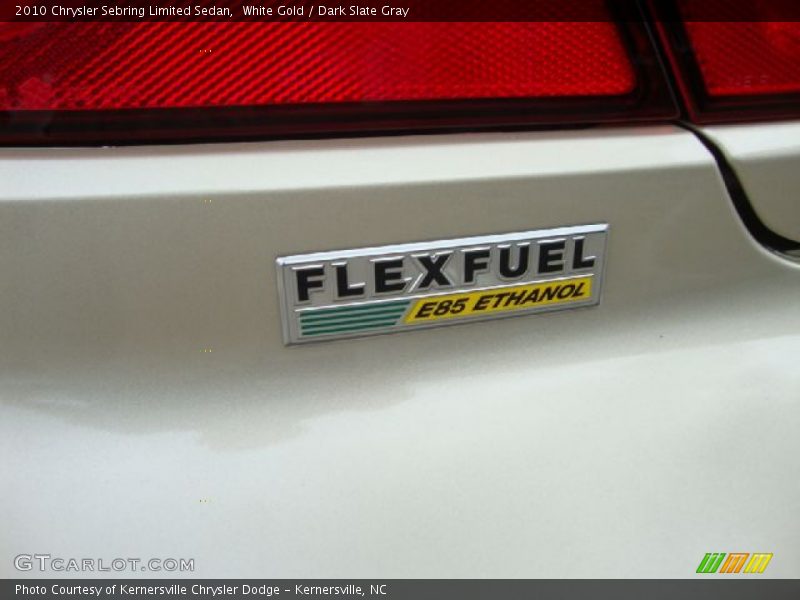 White Gold / Dark Slate Gray 2010 Chrysler Sebring Limited Sedan