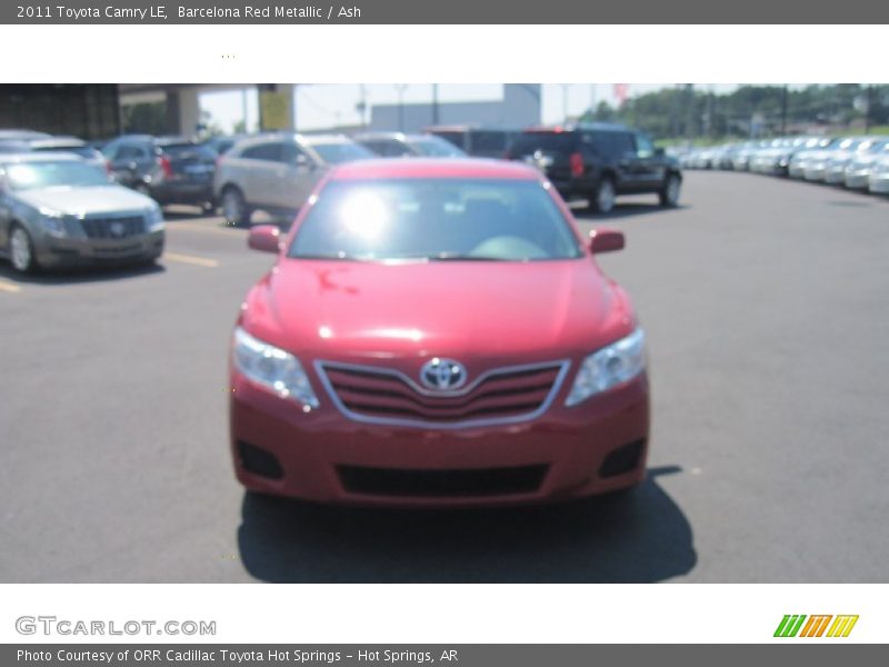 Barcelona Red Metallic / Ash 2011 Toyota Camry LE