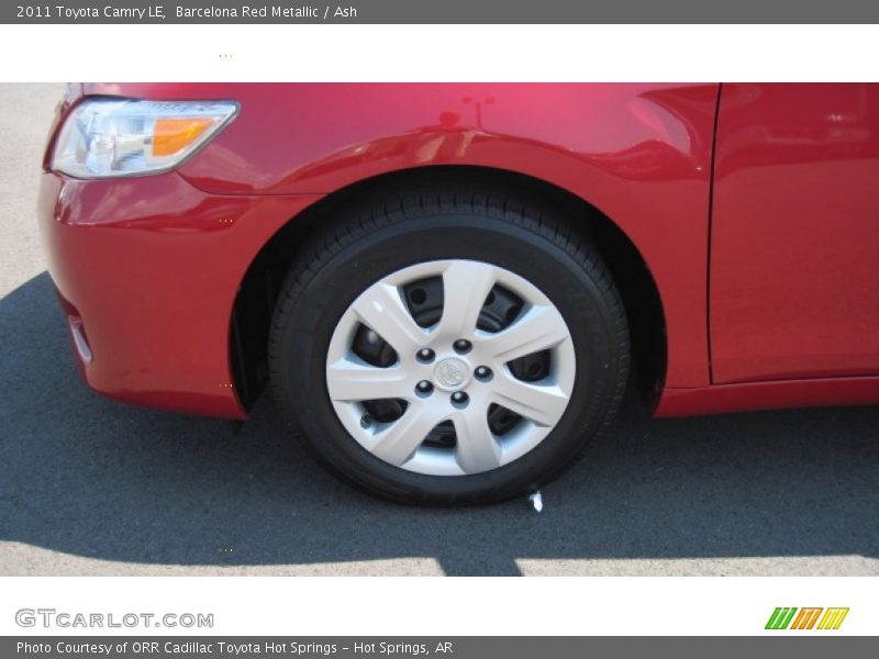 Barcelona Red Metallic / Ash 2011 Toyota Camry LE