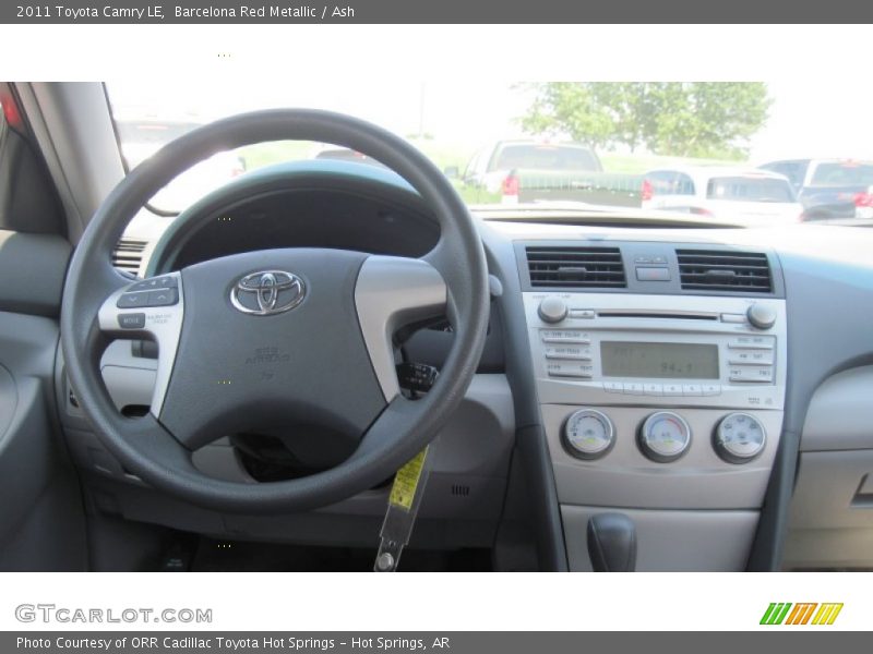 Barcelona Red Metallic / Ash 2011 Toyota Camry LE