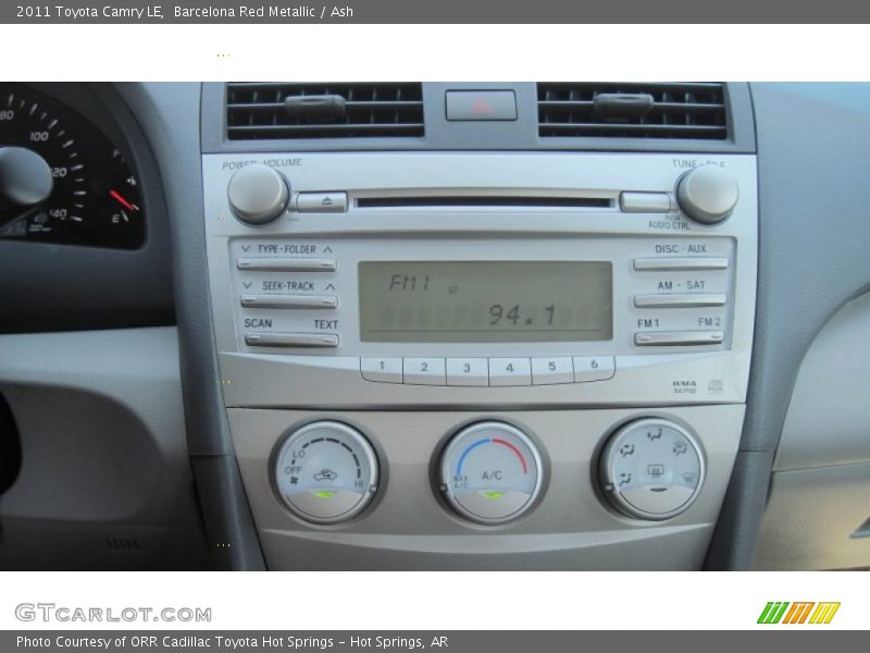 Barcelona Red Metallic / Ash 2011 Toyota Camry LE