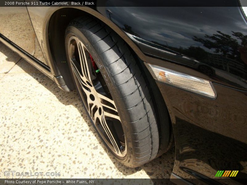 Black / Black 2008 Porsche 911 Turbo Cabriolet