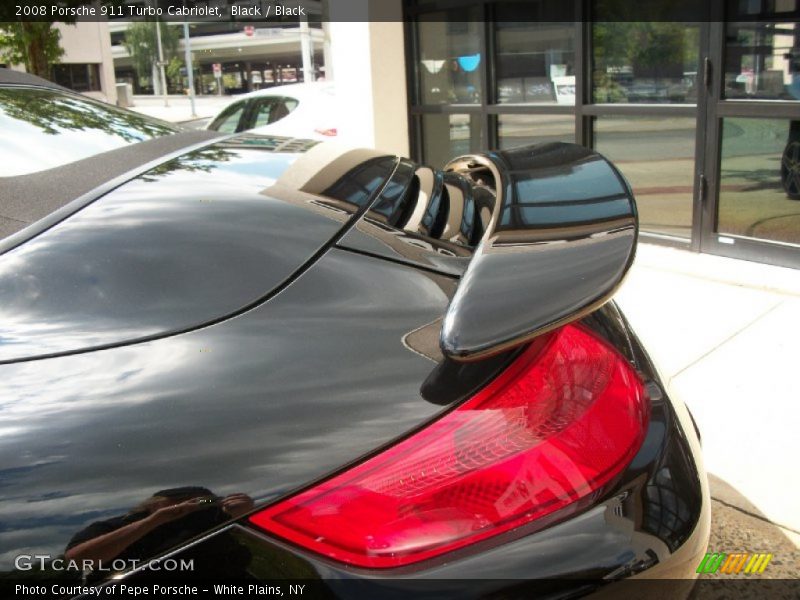 Black / Black 2008 Porsche 911 Turbo Cabriolet