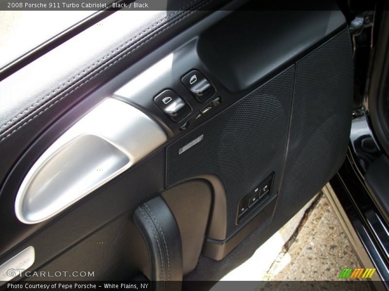 Black / Black 2008 Porsche 911 Turbo Cabriolet