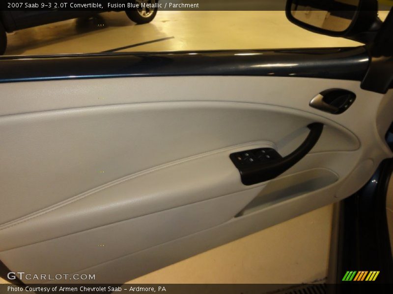 Fusion Blue Metallic / Parchment 2007 Saab 9-3 2.0T Convertible