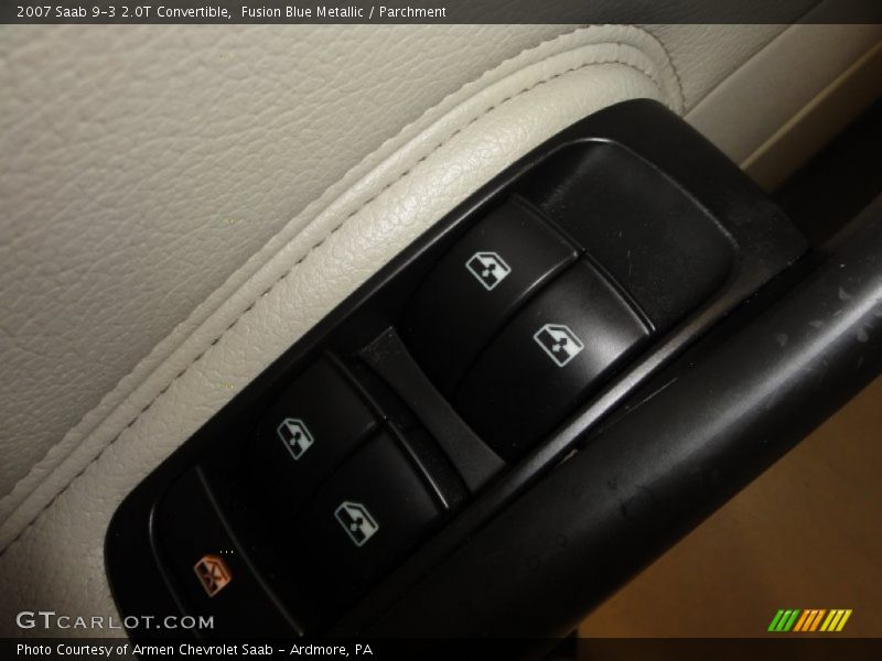 Fusion Blue Metallic / Parchment 2007 Saab 9-3 2.0T Convertible