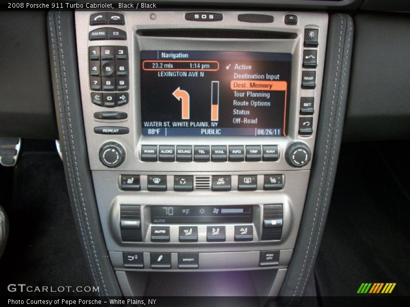 Black / Black 2008 Porsche 911 Turbo Cabriolet