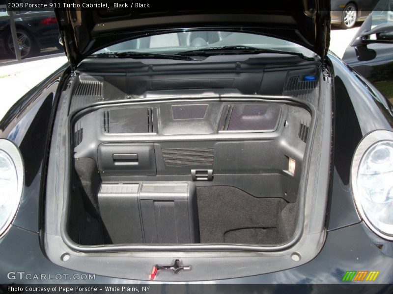 Black / Black 2008 Porsche 911 Turbo Cabriolet