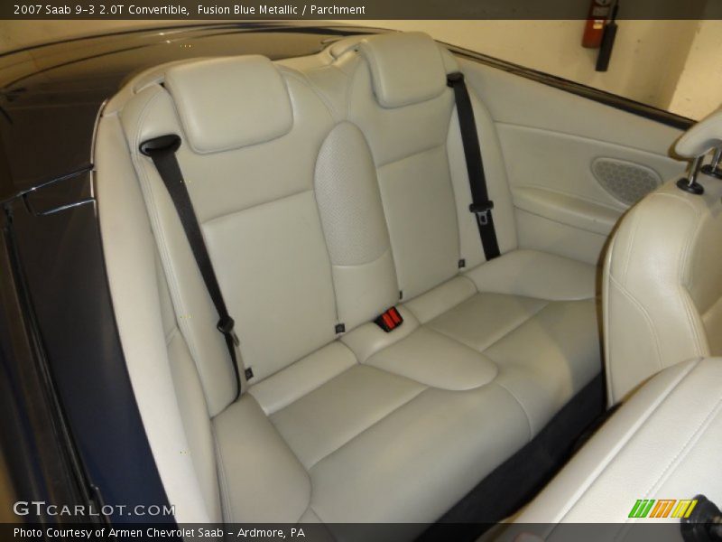 Fusion Blue Metallic / Parchment 2007 Saab 9-3 2.0T Convertible