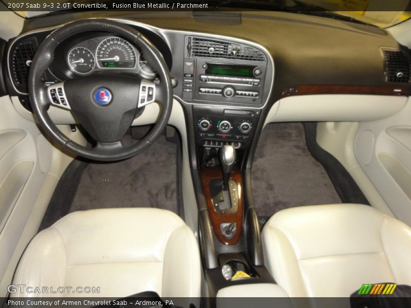 Fusion Blue Metallic / Parchment 2007 Saab 9-3 2.0T Convertible