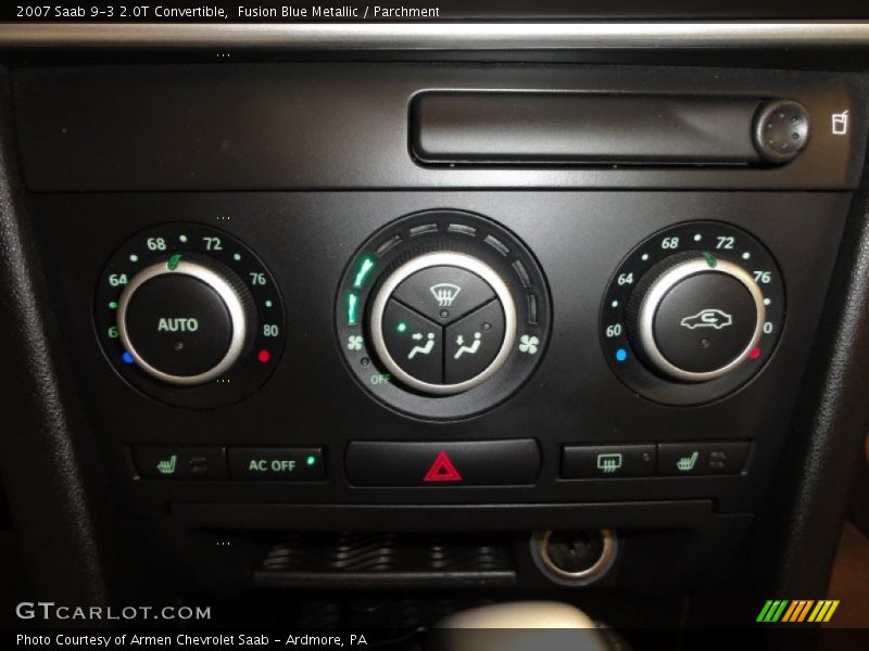 Fusion Blue Metallic / Parchment 2007 Saab 9-3 2.0T Convertible