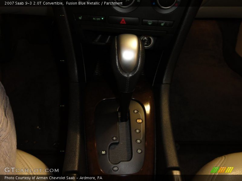 Fusion Blue Metallic / Parchment 2007 Saab 9-3 2.0T Convertible