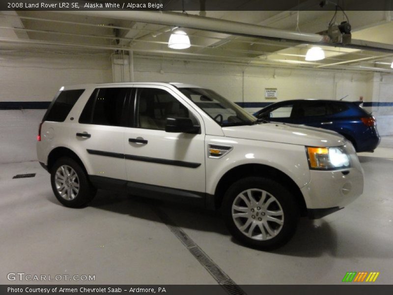 Alaska White / Alpaca Beige 2008 Land Rover LR2 SE