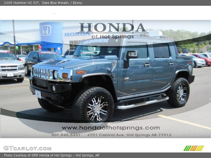 Slate Blue Metallic / Ebony 2006 Hummer H2 SUT