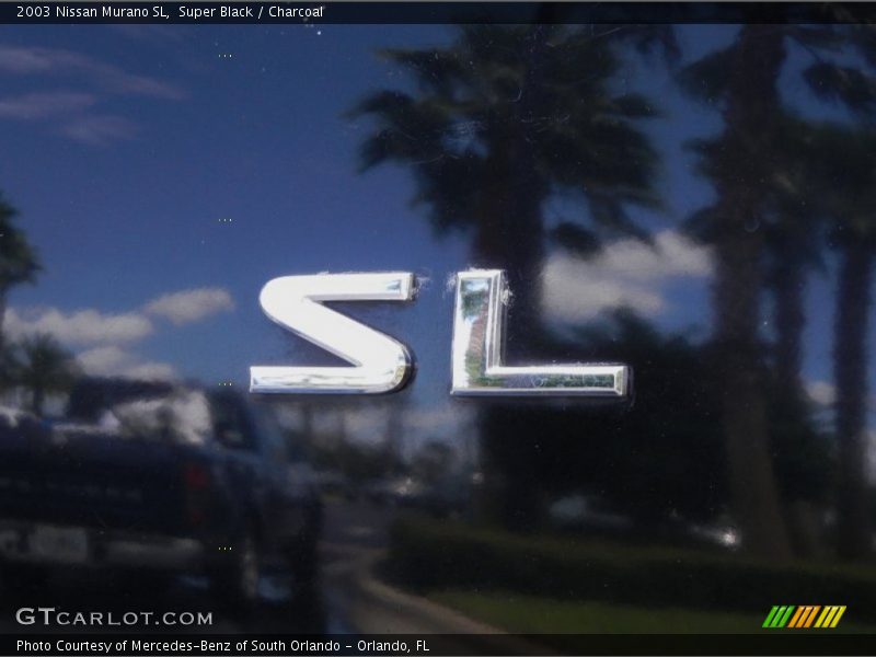 Super Black / Charcoal 2003 Nissan Murano SL