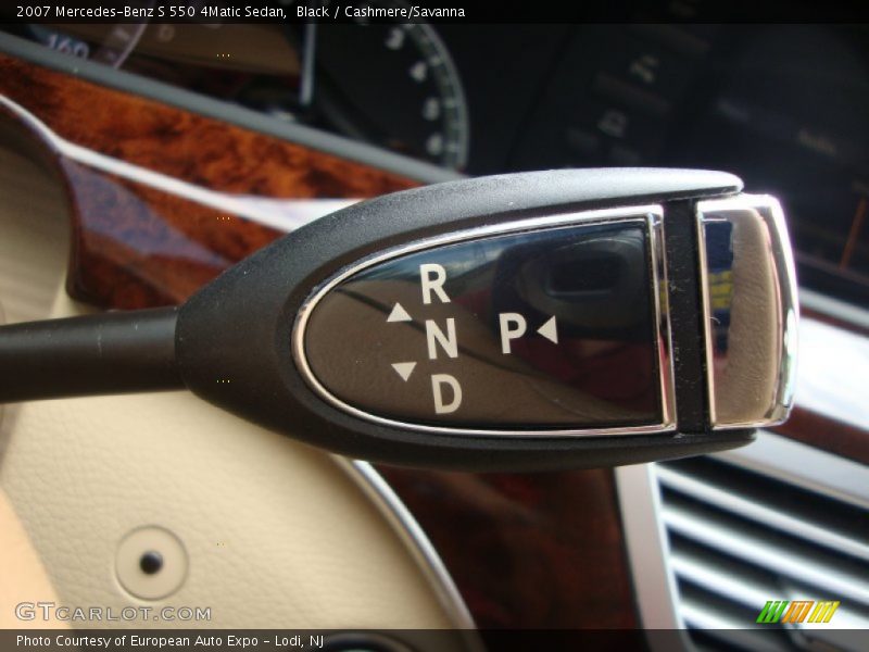 Black / Cashmere/Savanna 2007 Mercedes-Benz S 550 4Matic Sedan
