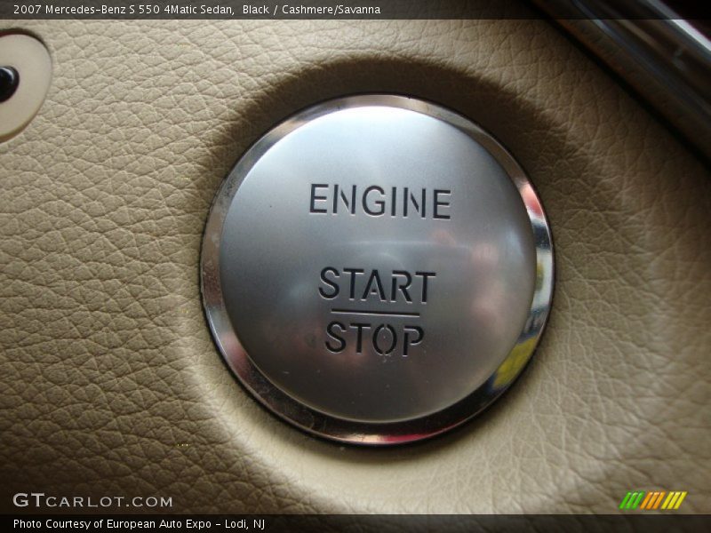 Black / Cashmere/Savanna 2007 Mercedes-Benz S 550 4Matic Sedan