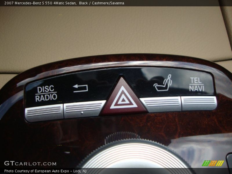 Black / Cashmere/Savanna 2007 Mercedes-Benz S 550 4Matic Sedan