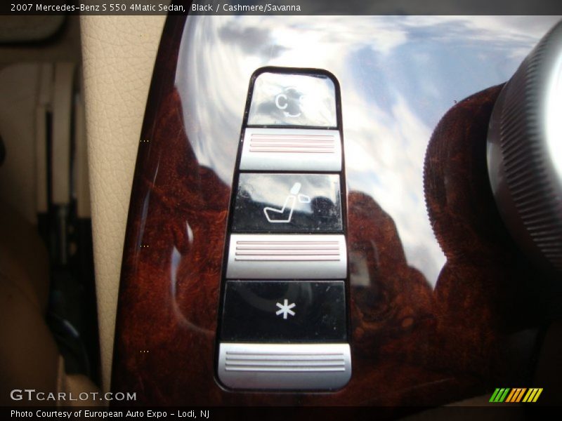 Black / Cashmere/Savanna 2007 Mercedes-Benz S 550 4Matic Sedan