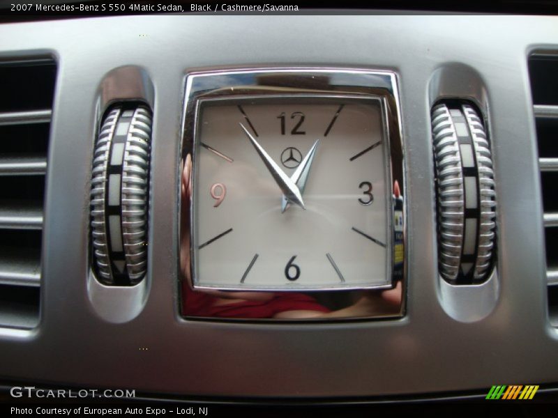 Black / Cashmere/Savanna 2007 Mercedes-Benz S 550 4Matic Sedan