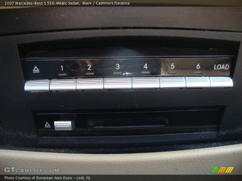 Black / Cashmere/Savanna 2007 Mercedes-Benz S 550 4Matic Sedan