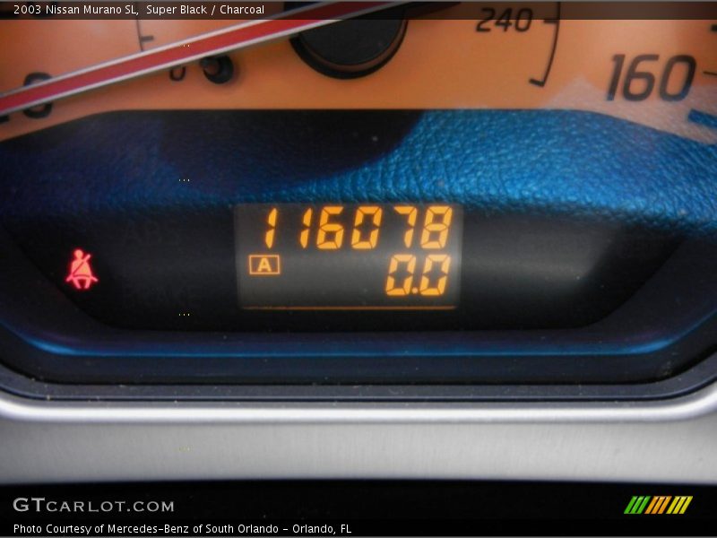 Super Black / Charcoal 2003 Nissan Murano SL