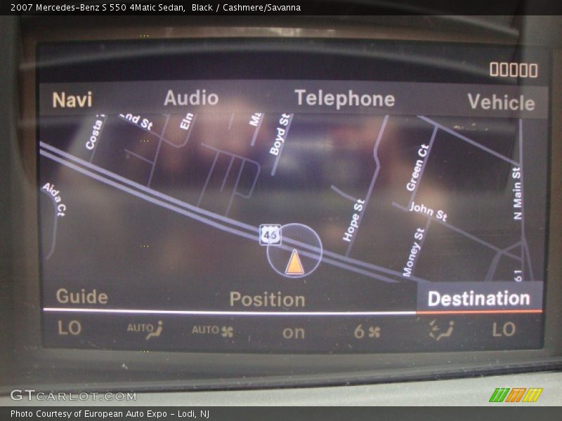 Black / Cashmere/Savanna 2007 Mercedes-Benz S 550 4Matic Sedan