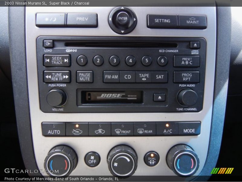 Super Black / Charcoal 2003 Nissan Murano SL