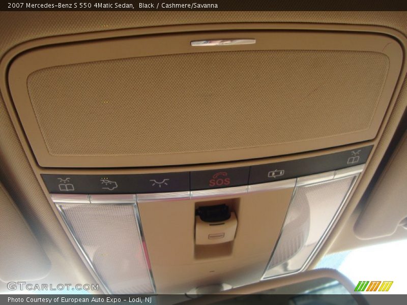 Black / Cashmere/Savanna 2007 Mercedes-Benz S 550 4Matic Sedan
